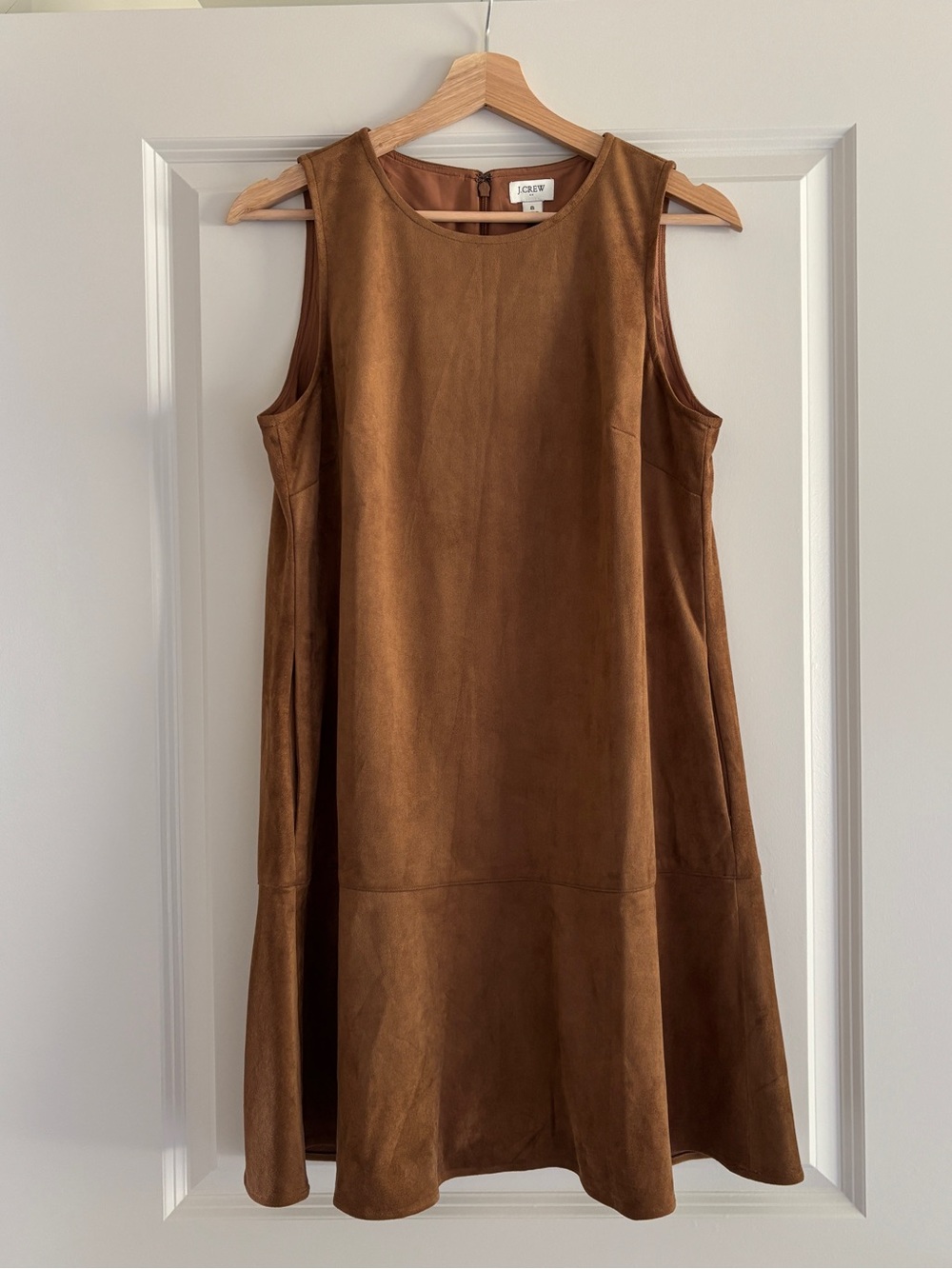 J Crew faux suede dress